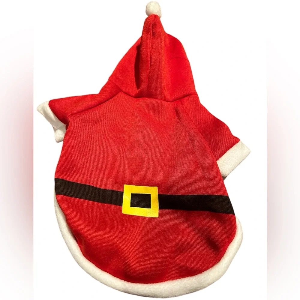 Santa Pet Cat Outfit